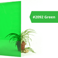 thumbnail image 1 of BuyPlastic 2092 Green Transparent Colored Acrylic Plexiglass Sheet 1/4" x 24" x 24", Plastic Plexi Glass for Crafts, Art, and More, 1 of 1