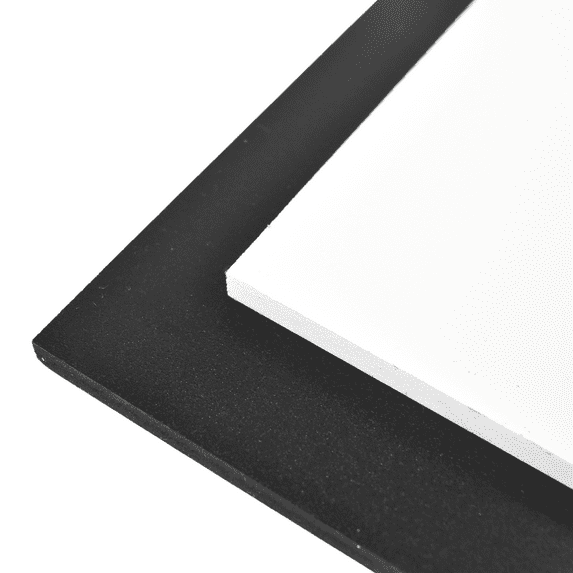 BuyPlastic Black Expanded PVC Plastic Sheet 12mm (1/2") x 24" x 36" , Polyvinyl Chloride Foam Board