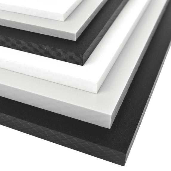 BuyPlastic Black HDPE Boat Board, Marine Grade Plastic Sheet 1" x 12" x 27" , High Density Polyethylene Panel