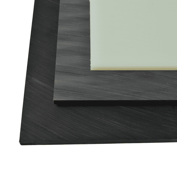BuyPlastic Black Nylon 6/6 Plastic Sheet 1/2" x 12" x 12"