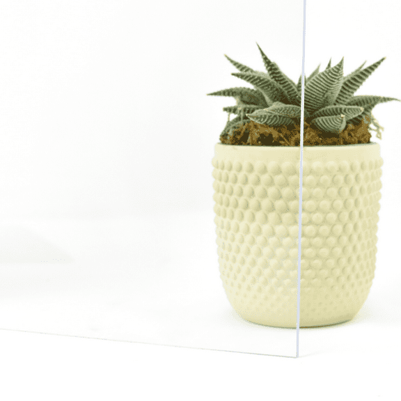 BuyPlastic Clear Polycarbonate Plastic Sheet, 1/2" x 12" x 12"