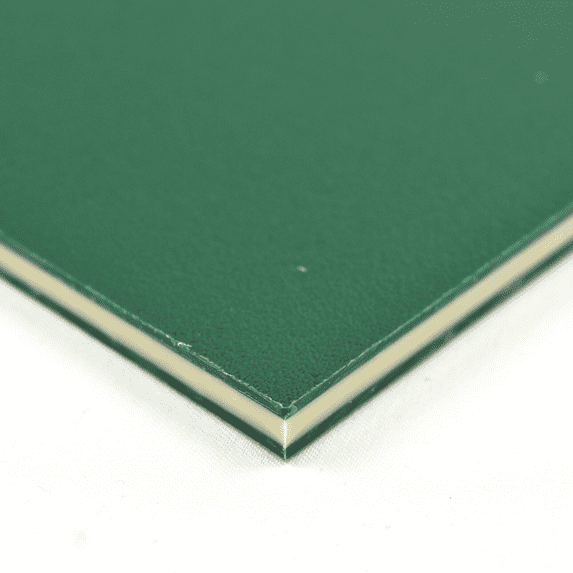 BuyPlastic King ColorCore Plastic Sheet 1/2" x 12" x 48" Green-Tan-Green Color Core , HDPE Board, High Density Polyethylene Panel