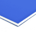 thumbnail image 1 of BuyPlastic King ColorCore Plastic Sheet 1/2" x 24" x 48" Blue-White-Blue Color Core , HDPE Board, High Density Polyethylene Panel, 1 of 3