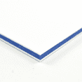 thumbnail image 1 of BuyPlastic King ColorCore Plastic Sheet 3/4" x 24" x 48" White-Blue-White Color Core , HDPE Board, High Density Polyethylene Panel, 1 of 3