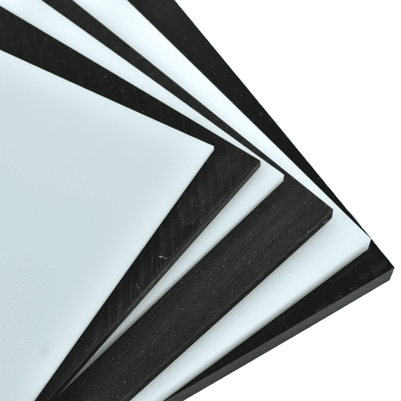 BuyPlastic Repro Black UHMW Polyethylene Plastic Sheet 3/8" x 12" x 48", Ultra High Molecular Weight Polyethylene Board