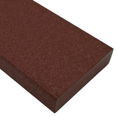BuyPlastic Tangent Poly Lumber - Cherrywood, 1x4 (0.75" x 3.5"), 36" Length - HDPE Plastic Board for Outdoor Furnature and More