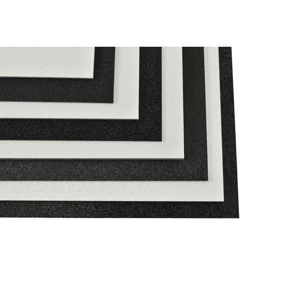 BuyPlastic White ABS (Haircell Texture) Plastic Sheet 3/32" x 24" x 48"