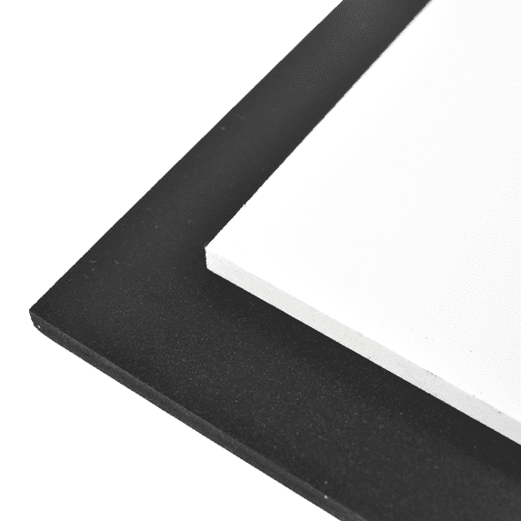 BuyPlastic White Expanded PVC Plastic Sheet 12mm (1/2") x 18" x 24" , Polyvinyl Chloride Foam Board