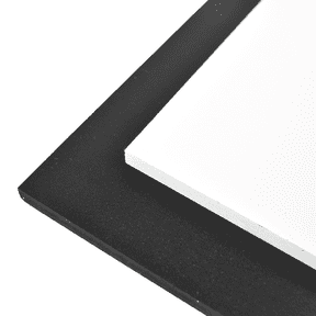 BuyPlastic White Expanded PVC Plastic Sheet 25mm (1") Thick, Size 12" x 12" , Polyvinyl Chloride Foam Board