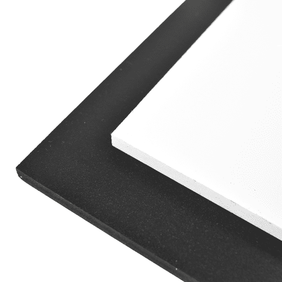 BuyPlastic White Expanded PVC Plastic Sheet 6mm (1/4") x 12" x 12" , Polyvinyl Chloride Foam Board