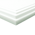 thumbnail image 1 of BuyPlastic White (Natural) Teflon PTFE Virgin Plastic Sheet 1/4" x 24" x 24" - Chemical Resistant, Impact Resistant, 1 of 3