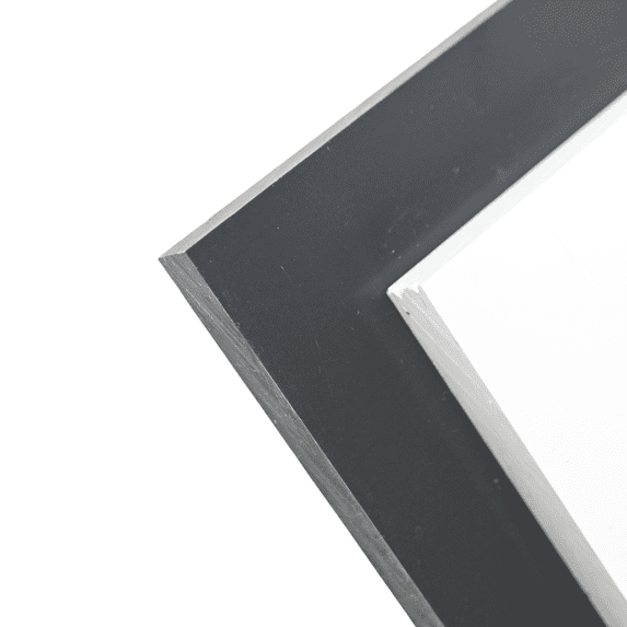 BuyPlastic White PVC Chemical Resistant Plastic Sheet 1/4" x 24" x 48" , Polyvinyl Chloride Board
