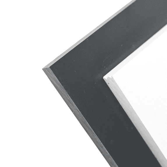 BuyPlastic White PVC Chemical Resistant Plastic Sheet 3/4" x 24" x 24" , Polyvinyl Chloride Board