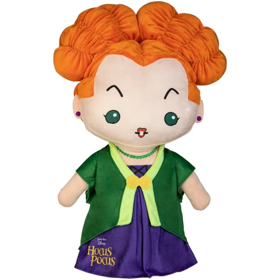 BuySeasons 23.5" Orange and Green Hocus Pocus Winifred Halloween Plush Figurine