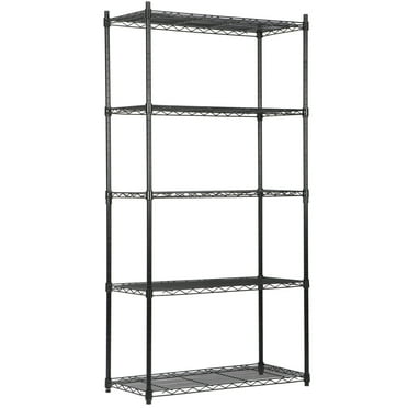 UBesGoo 6-Shelf Narrow Small Wire Shelving Unit, Heavy Duty Adjustable ...