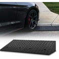 thumbnail image 1 of BuySphere 8" Rise Threshold Ramp Heavy Duty Loading Driveway Ramp Rubber Curb Ramp 38.5 in L x 19.5 in W x 8 in H for Cars, Warehouse, Wheelchair, Motorcycles, 1 of 12