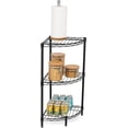 thumbnail image 1 of BuySphere Internet's Best 3-Tier Corner Wire Shelving - Black - Heavy Duty Shelf - Adjustable Rack Unit, 1 of 6