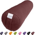 thumbnail image 1 of BuySphere Yoga Bolster Pillow for Restorative Yoga Meditation Bolster 100% Cotton Cylindrical Meditation Cushion Firm Yoga Cushion Bolster Washable Cover Body Pillow for Balance Support Asana Poses, 1 of 16