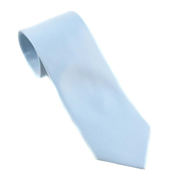 BuyYourTies - Mens Solid Neck Tie - Sky