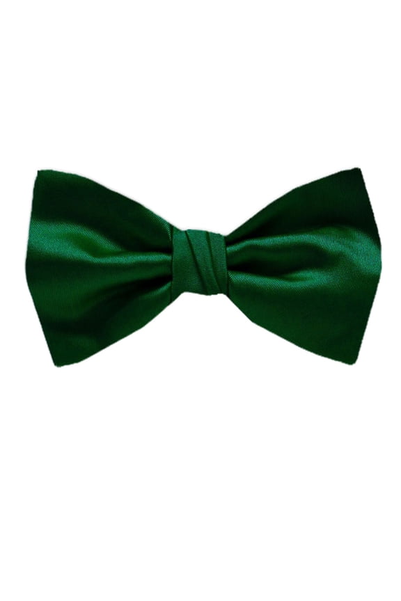 - PBT-ADF-17 - Men's Pre-tied Formal Tuxedo Solid Color Bow Tie Hunter Green