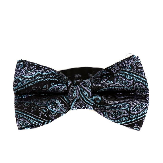 BuyYourTies - PBTZ-130 - Pre Tied Bow Tie Black