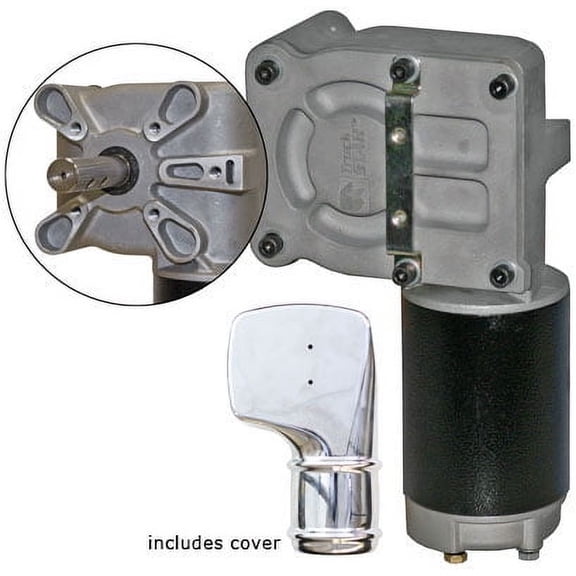 Buyers 5541095 Direct Drive Tarp Gear Motor 12V DC With Cover 90:1 Gear Ratio