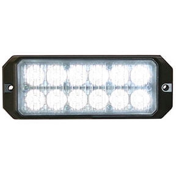 Buyers 8891701 5.25" Strobe Light 12 LED Clear 12-24 V 23 Flash Patterns