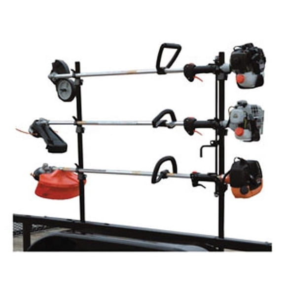 Buyers LT10 Steel Lockable Landscaping Truck Bed Trailer Weed Eater Trimmer Rack