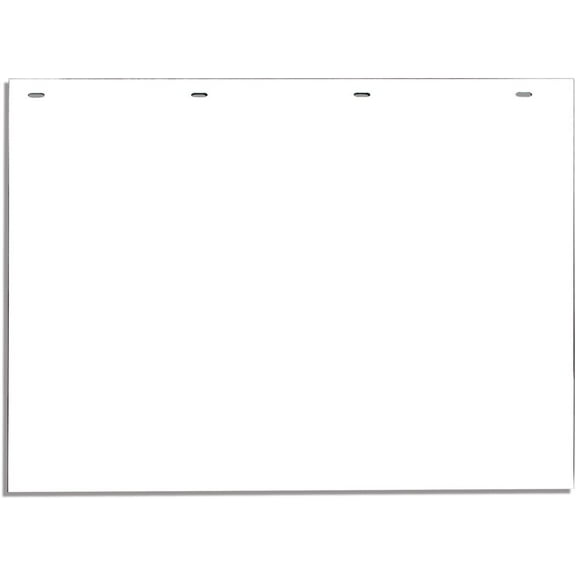 Buyers Polymer Mud Flaps for Pick Up Trucks, 24" x 18" - White