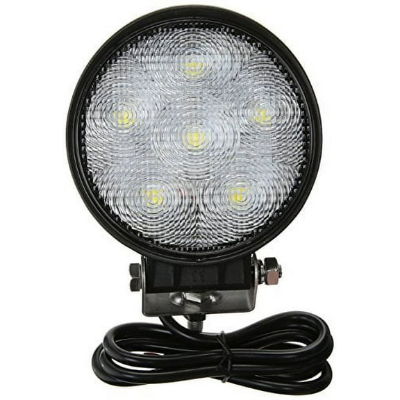 Buyers Products 1492115 Clear Round 6 LED Flood Light (12-24 VDC)