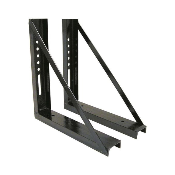 Buyers Products 1701012 18x27" Welded Black Formed Steel Mounting Brackets