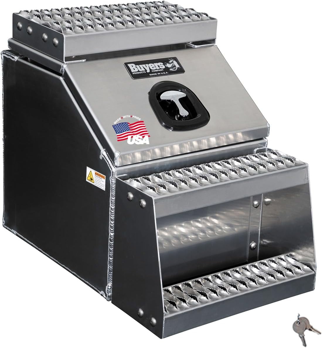 Buyers Products 1705281 Silver Smooth Aluminum WideOpen Class 8 Step ...