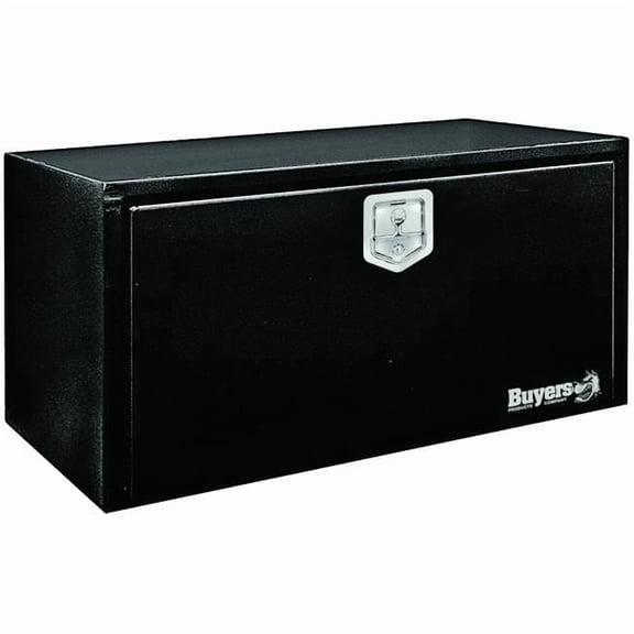 Buyers Products 18 x 18 x 30 in. Tool Box with Folding Latc, Black Steel