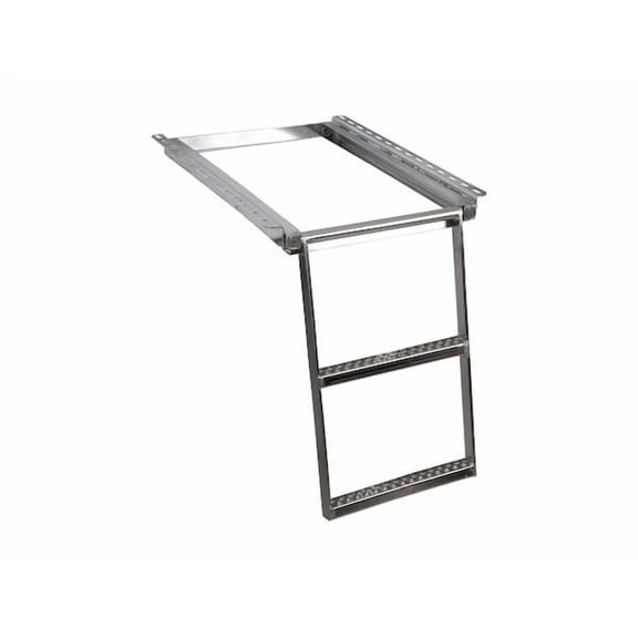 Buyers Products 2-Rung Stainless Steel Universal Retractable Truck Step BPC-5232001