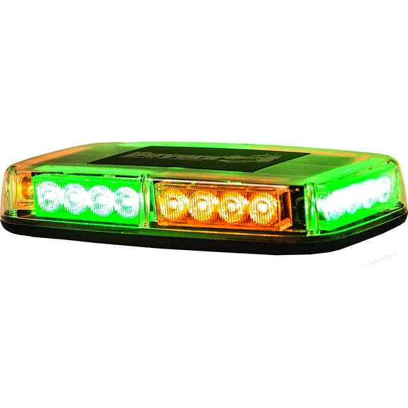 Buyers Products 8891049 Amber/Green LED Rectangular Mini Light Bar