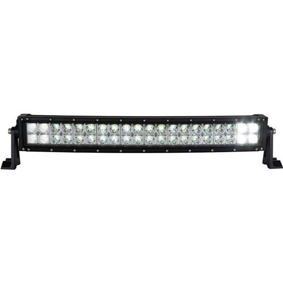 Buyers Products B2262742 22.32 in. Curved Combination Spot-Flood Light Bar with 40 LED, Clear