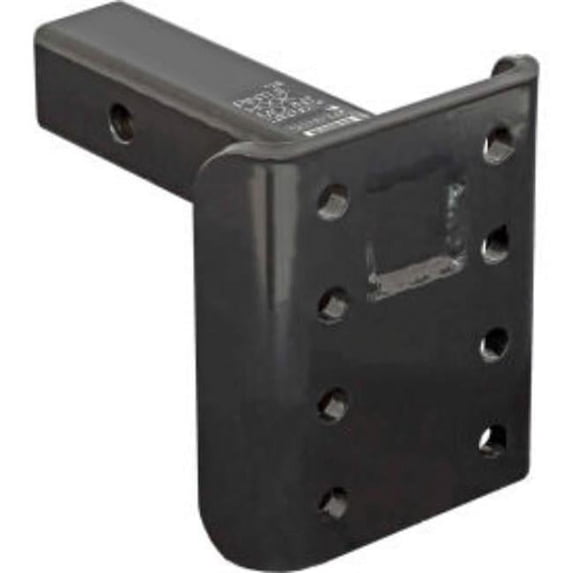 Buyers Products B2276327 2 in. Pintle Hook Mount - 3 Position with 9 in. Shank - PM90 - Black
