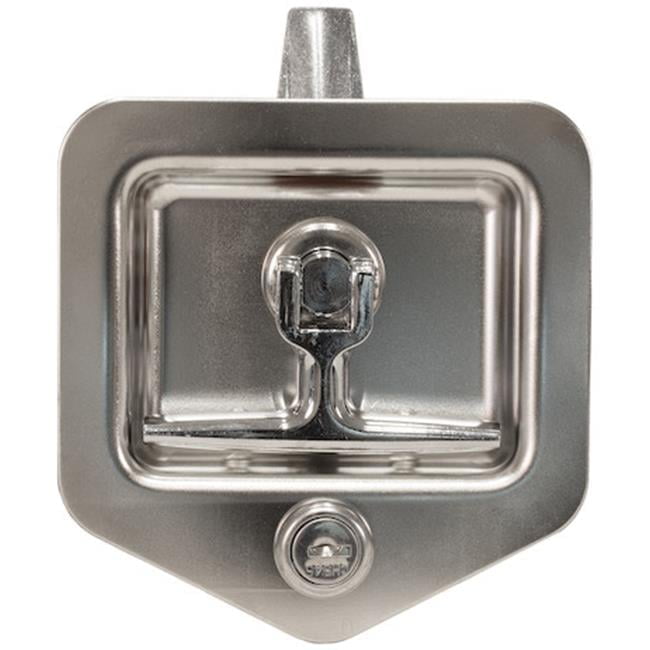 Polished Stainless Steel Single Point T-Handle Cabinet Latch