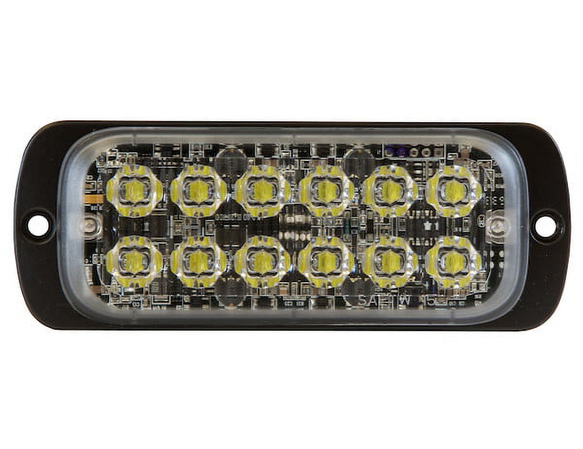 Rectangular Strobe Light Buyers Products Thin Dual Row 4.5 Inch LED Strobe Light Series ...