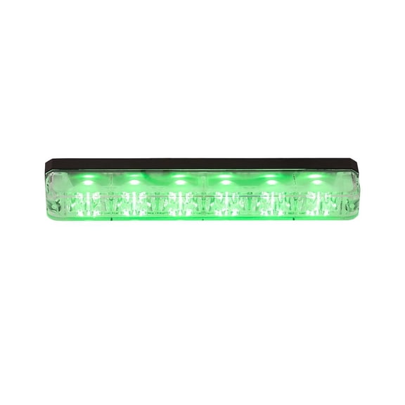 Buyers Products Green Ultra Bright Narrow Profile Strobe Light With 6 Leds 5 Inch BPC-8892809