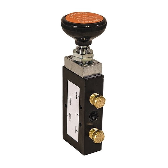 Buyers Products Manual Air Valve,Black,Steel BAV020