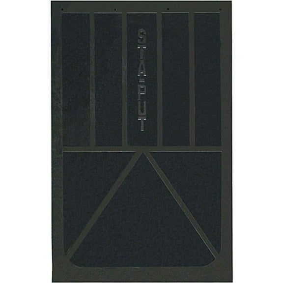 Buyers Products Mud Flaps, 36 in X 24 in, Rubber, Black, 1 PR B36SPP