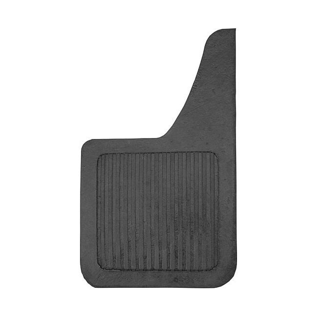 Heavy Duty Black Rubber Mudflaps 10x18 Inch (Teardrop Style) B1018LSP