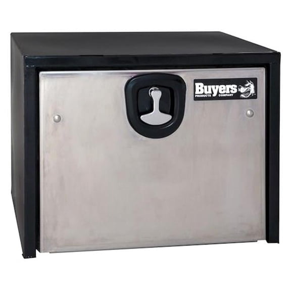 Buyers Products Single Drop Door Underbody Tool Box with Die Cast Compression Latch