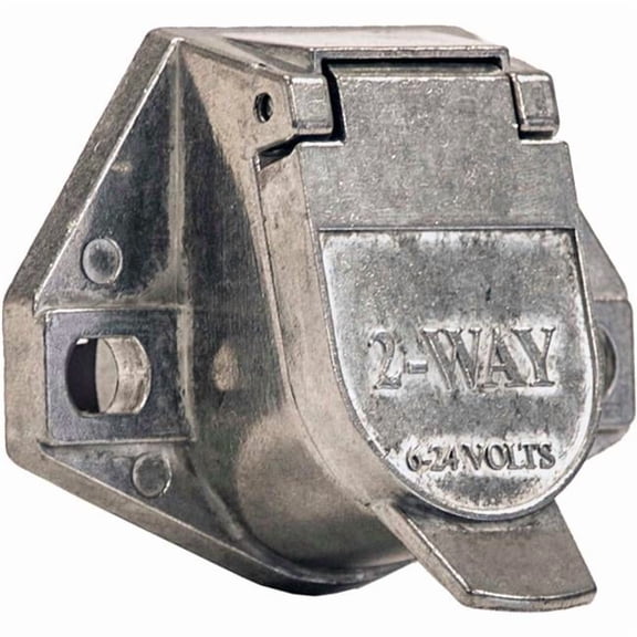 Buyers Products Trailer Connector Vertical Pin,2-Way TC1012