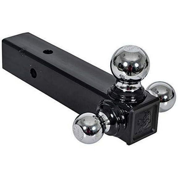 Buyers Products Tri-Ball Hitch with Chrome Towing Balls - 2-1/2 Inch Receiv