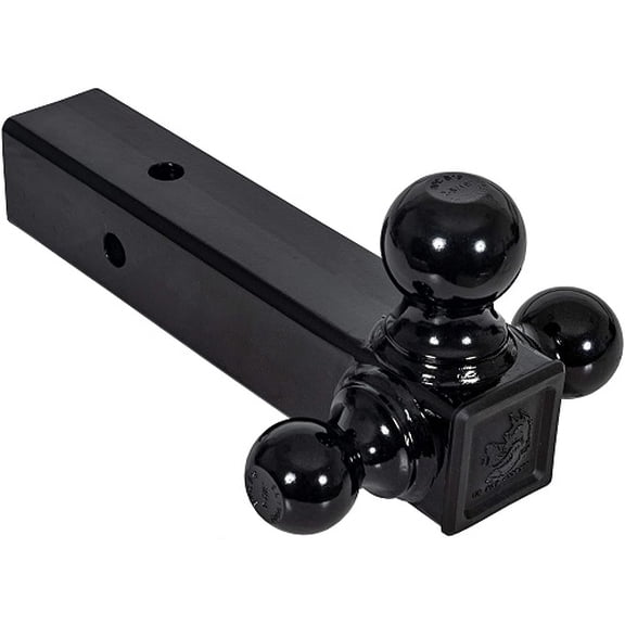 Buyers Products Tri-Ball Hitch with Black Towing Balls - 2-1/2 Inch Receiver