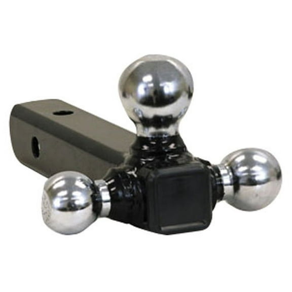 Buyers Tubular Tri-Ball Hitch, Chromeballs
