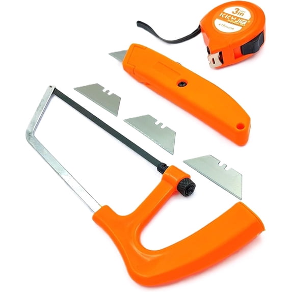 Buyholic T-Handle Ratchet Wrench,Mini Hacksaw Hand Saw and Screwdriver Small Tool Kit Set (3 Pcs set of Cutting Tool)