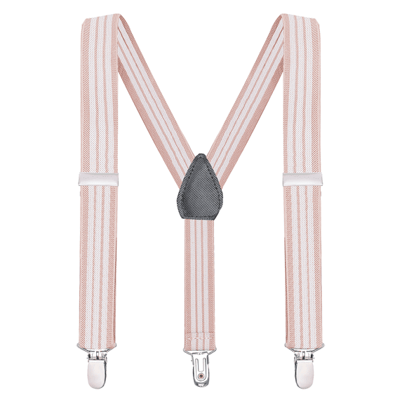 Buyless Fashion Adjustable Suspenders for Kids Toddlers Baby Elastic Solid Color 1 Inch - Y Back Design